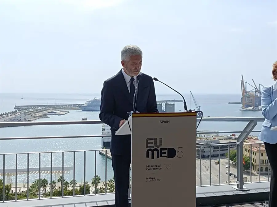 Fernando Grande-Marlaska, ministro del Interior, en rueda de prensa