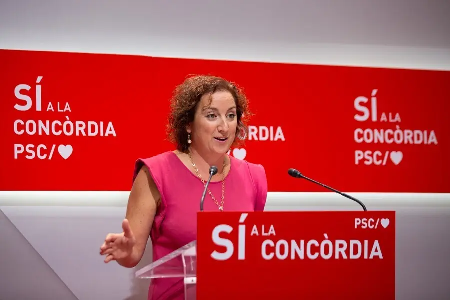 La portavoz del PSC en el Parlament, Alicia Romero