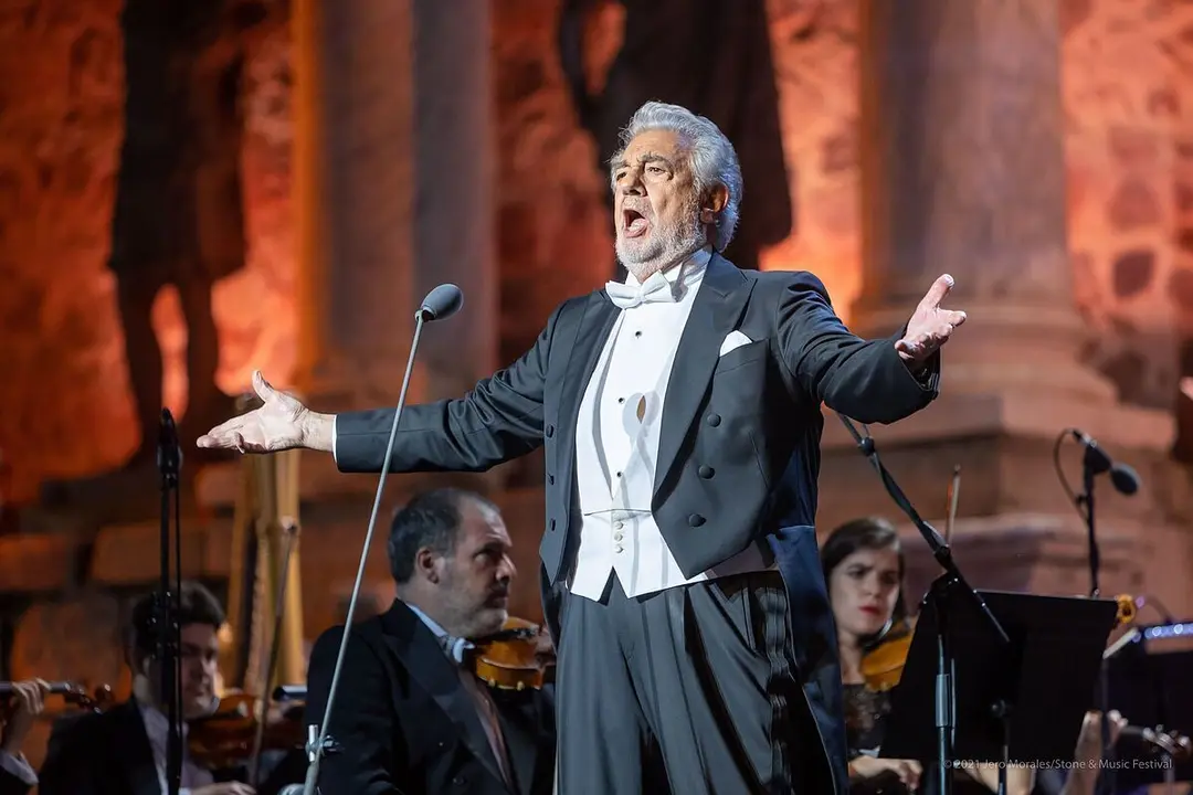 Pl&aacute;cido Domingo, este s&aacute;bado en M&eacute;rida.
Stone & Music Festival
