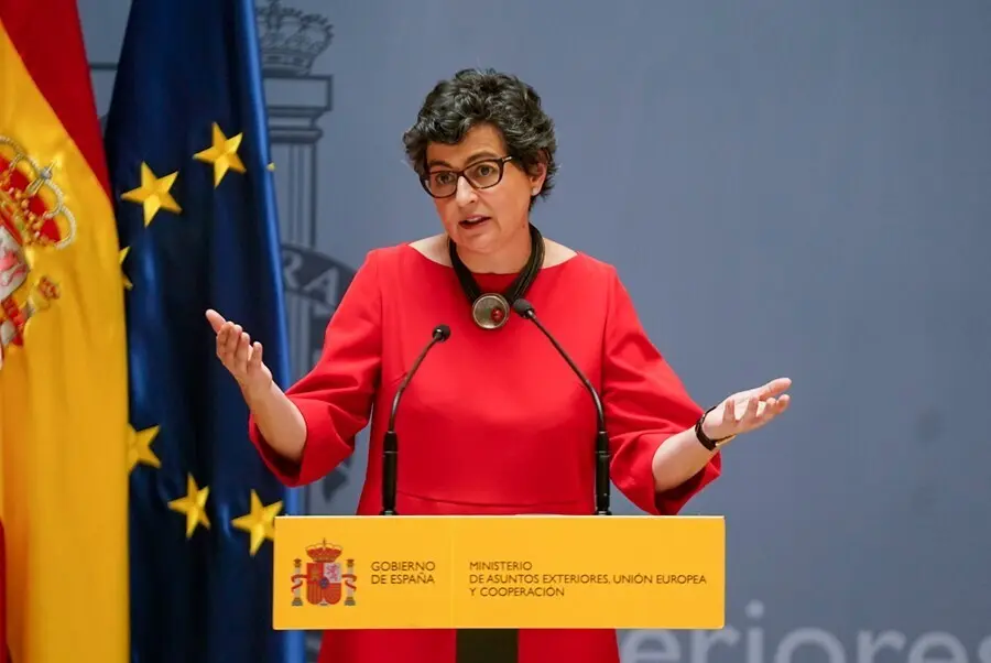Archivo - La exministra de Asuntos Exteriores, Uni&oacute;n Europea y Cooperaci&oacute;n, Arancha Gonz&aacute;lez Laya.