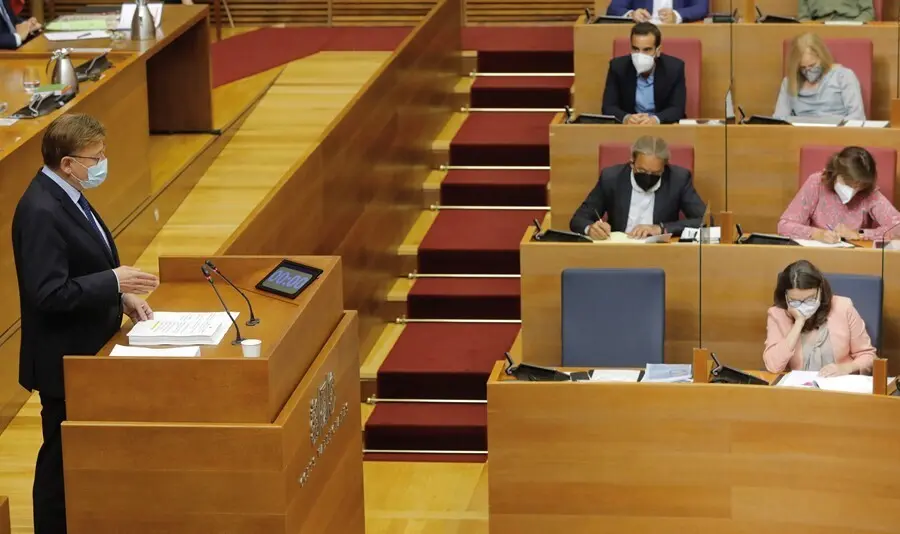 Puig comparece en el Debate de Pol&iacute;tica General en Les Corts