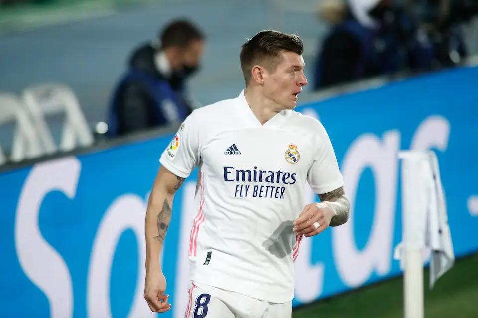 Toni Kroos of Real Madrid in action during the spanish league, La Liga Santander, football match played between Real Madrid and Celta de Vigo at Ciudad Deportiva Real Madrid on january 02, 2021, in Valdebebas, Madrid, Spain
AFP7 /  Europa Press
  (Foto de ARCHIVO)
2/1/2021 ONLY FOR USE IN SPAIN