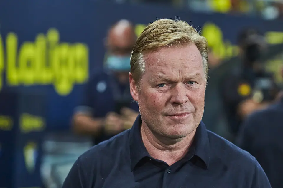 Ronald Koeman, head coach of FC Barcelona, looks on during the spanish league, La Liga Santander, football match played between Cadiz CF and FC Barcelona at Nuevo Mirandilla stadium on September 23, 2021, in Cadiz, Spain.
AFP7 /  Europa Press
23/9/2021 ONLY FOR USE IN SPAIN