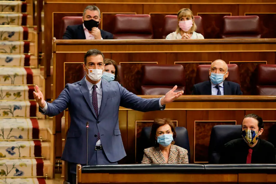Pedro S&aacute;nchez en el congreso.