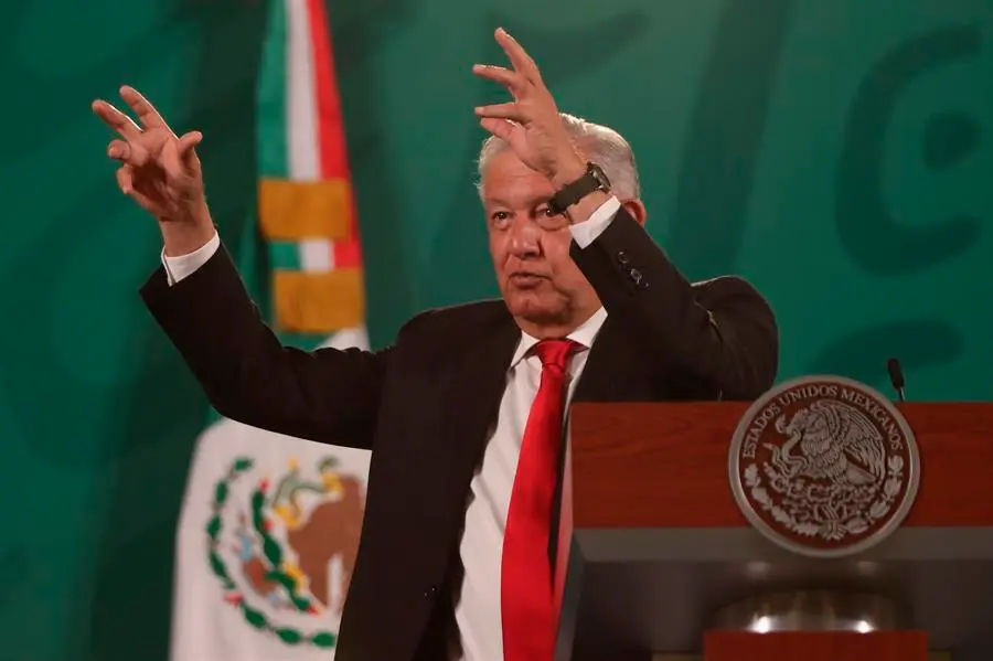 El presidente de M&eacute;xico, Andr&eacute;s Manuel L&oacute;pez Obrador.
