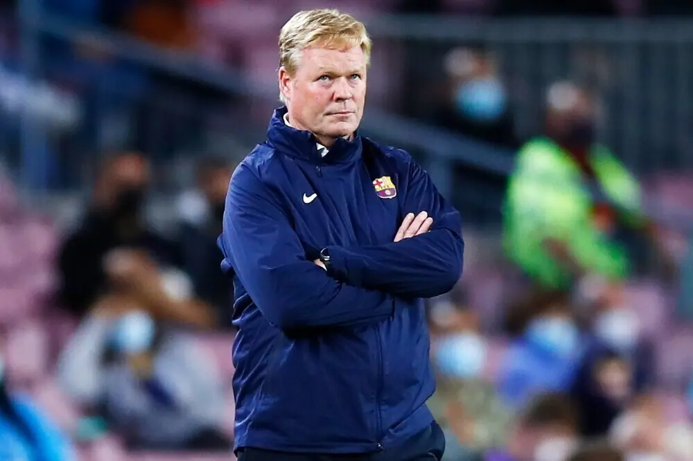 El entrenador del FC Barcelona, Ronald Koeman. EFE