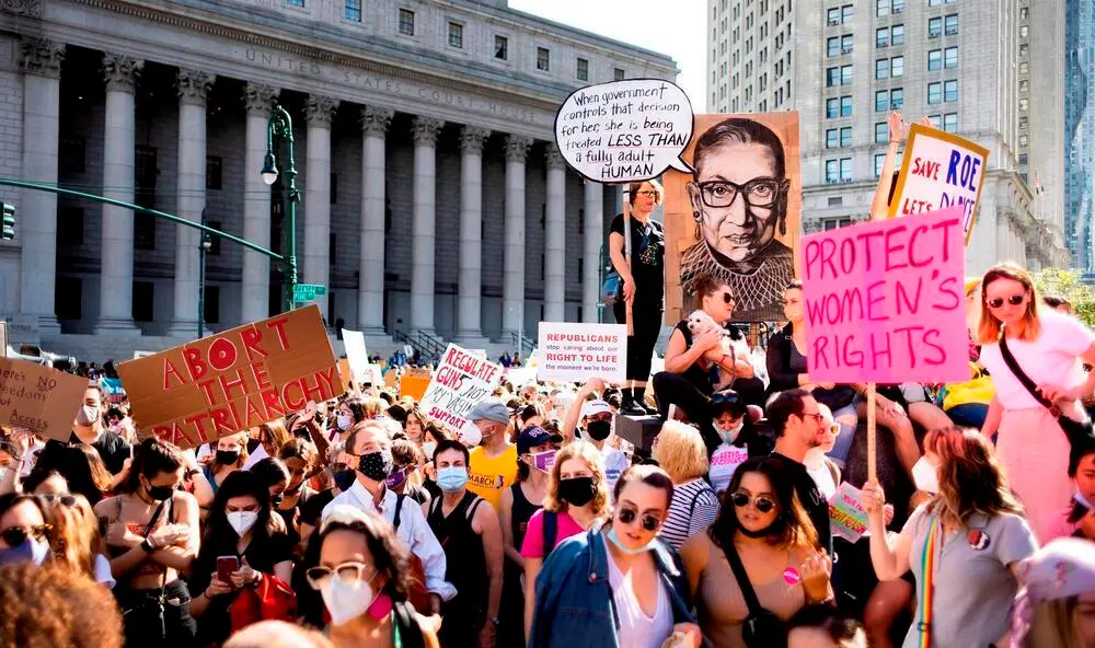 derecho al aborto manifestacion eeuu