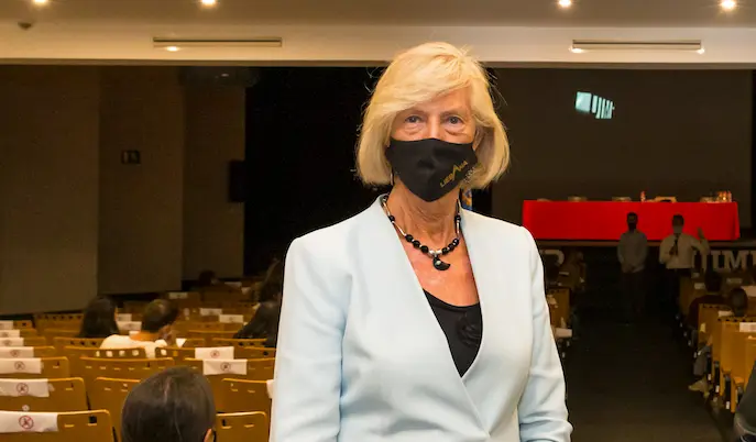 La consejera de Educaci&oacute;n, Marina Lomb&oacute;.