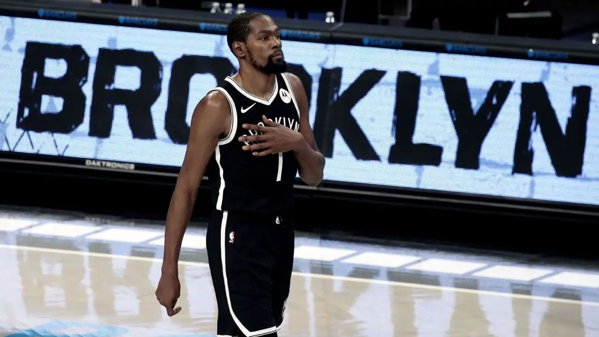 El jugador de los Nets Kevin Durant.