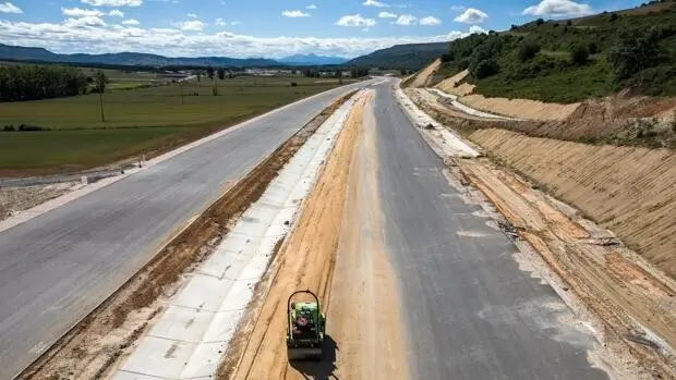 Obras de la A-73.