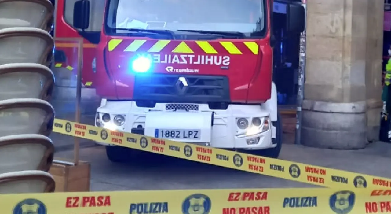 Equipo de Bomberos de Donostia.