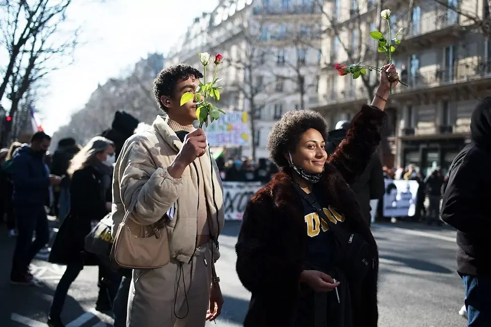 Manifestaci&oacute;n contra la brutalidad policial en Par&iacute;s.
Fiora Garenzi /AFP