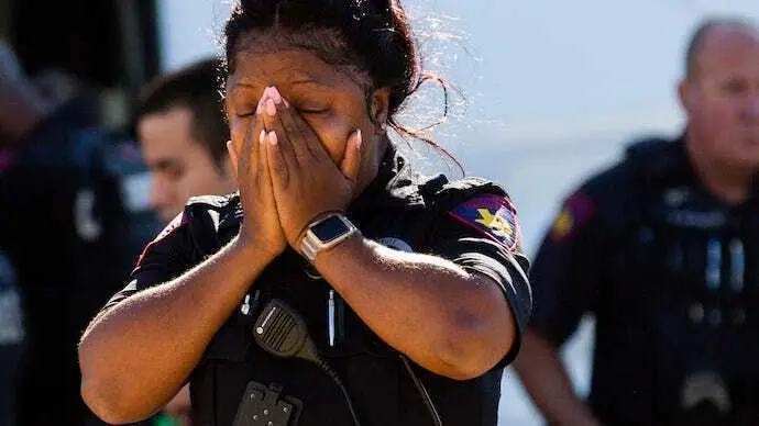 Policia de Texas.