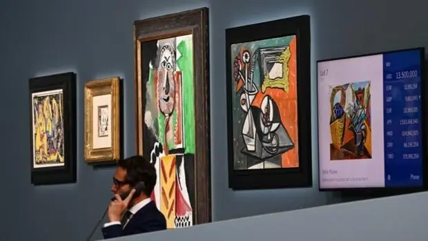 El presidente de Sotheby&rsquo;s durante la subasta - Getty Images para Sotheby&rsquo;s