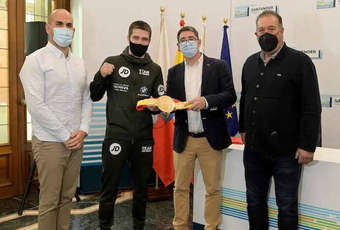 Presentaci&oacute;n de la velada de boxeo. / ALERTA
