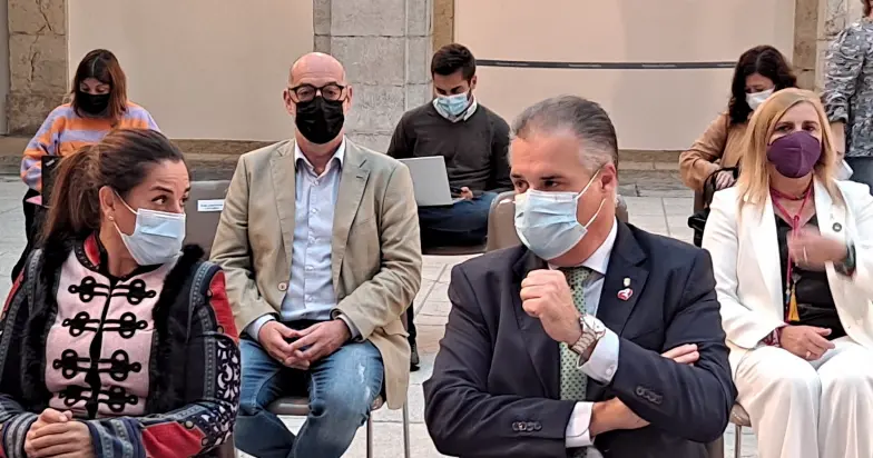 El coordinador de Cs F&eacute;lix &Aacute;lvarez durante la presentaci&oacute;n a los Presupuestos 2020. / ALERTA