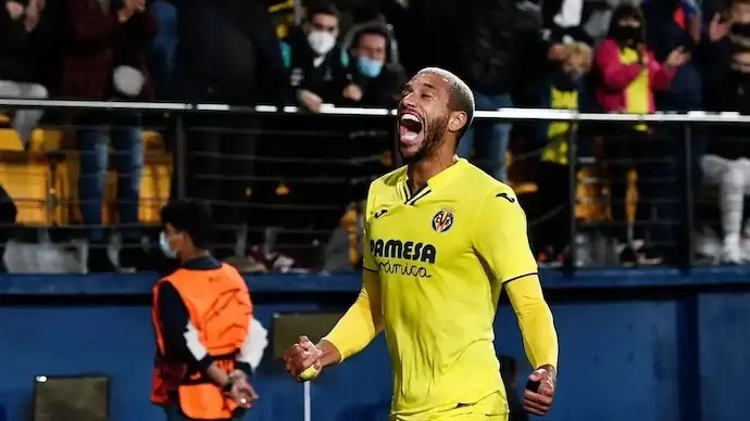 El rostro de Capoue celebrando su tanto con el Villarreal
El rostro de Capoue celebrando su tanto con el Villarreal.