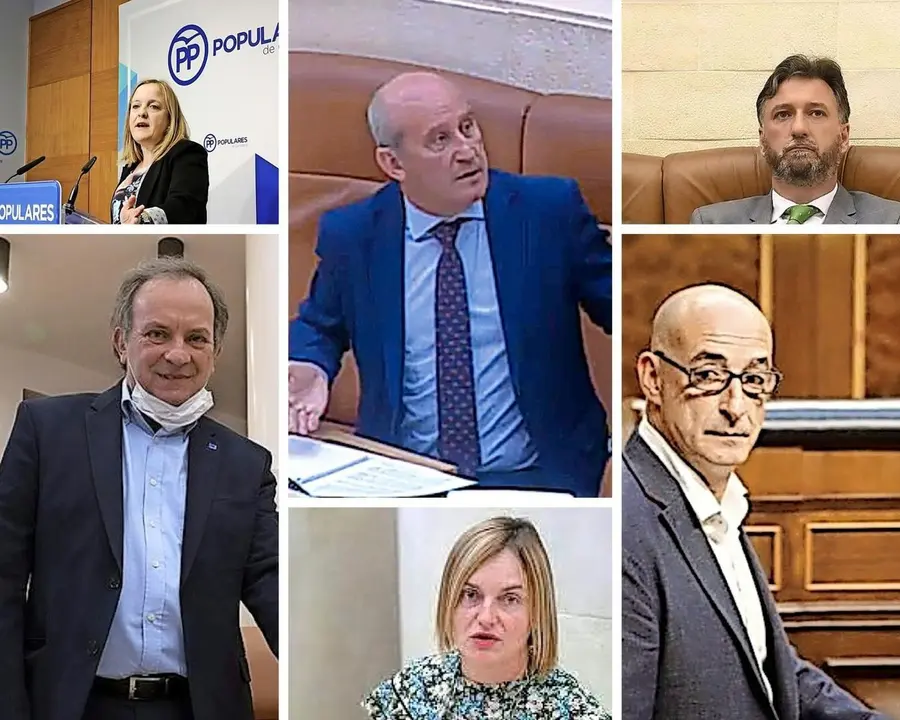 Los comparecientes en la comisi&oacute;n de investigaci&oacute;n por los sobresueldos de MARE.