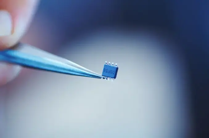 Un chip semiconductor.