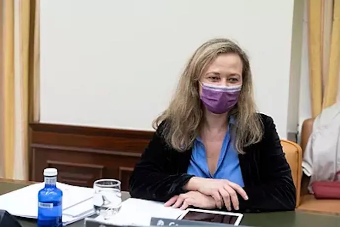 Victoria Rosell, en una comparecencia reciente en el Congreso.