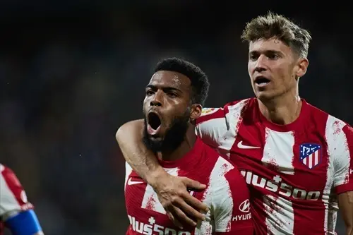 Thomas Lemar, del Atl&eacute;tico de Madrid, celebra un gol durante el partido de f&uacute;tbol de La Liga Santander, disputado entre el C&aacute;diz CF y el Atl&eacute;tico de Madrid en el estadio Nuevo Mirandilla el 28 de noviembre de 2021, en C&aacute;diz, Espa&ntilde;a.
Firma
AFP7 / Europa Press