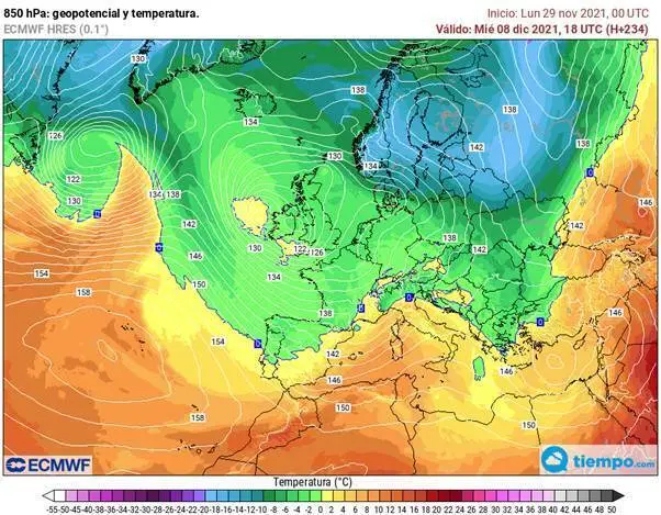 Los envites de aire polar podr&iacute;an seguir llegando hasta el D&iacute;a de la Inmaculada.