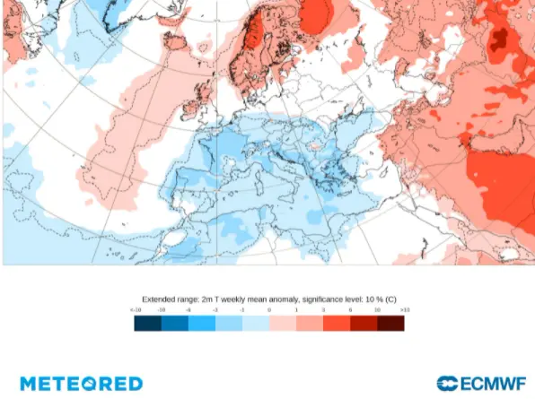 Los d&iacute;as de Navidad podr&aacute;n presentar temperaturas hasta 3 &ordm;C m&aacute;s bajas de lo normal.