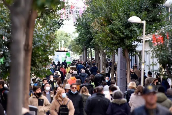 Las aglomeraciones ocasionadas este puente en la capital del pa&iacute;s. / Zubelzu