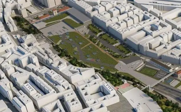 Adif present&oacute; en 2018 un proyecto para reordenar las estaciones de Renfe y Feve de Santander. / ALERTA