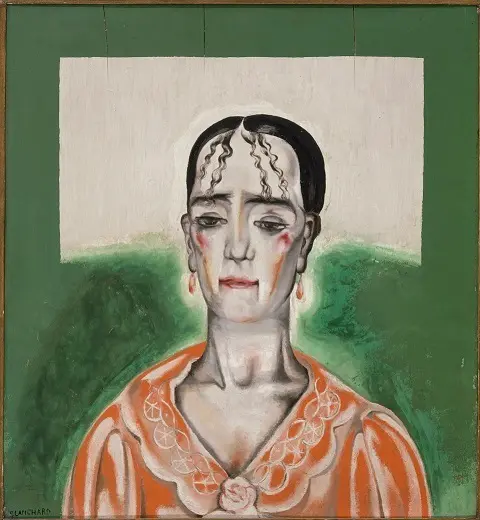 Maria Blanchard (1881-1932). "L'Espagnole", vers 1910-1913. Paris, mus&eacute;e d'Art moderne.