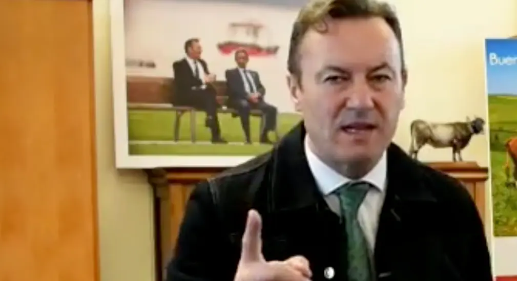 El consejero de Ganader&iacute;a de Cantabria, Guillermo Blanco.