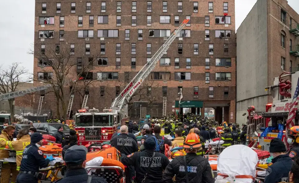 incendio en el bronx