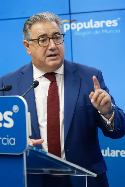 27-09-21 Jos&eacute; Miguel Luengo portavoz del PP en la regi&oacute;n junto al eurodiputado Juan Ignacio Zoido