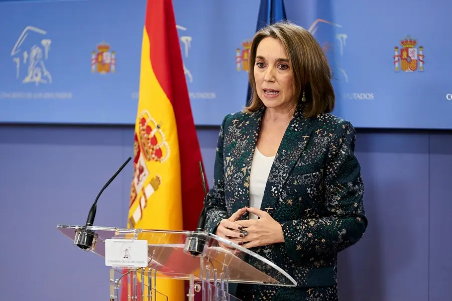 Cargar m&aacute;is
La portavoz parlamentaria del PP, Cuca Gamarra, en una rueda de prensa anterior a una Junta de Portavoces en el Congreso de los Diputados, a 21 de diciembre de 2021, en Madrid, (Espa&ntilde;a).