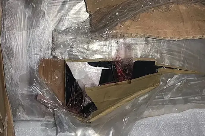 Paquete con coca&iacute;na intervenido por la Guardia Civil en Algeciras.