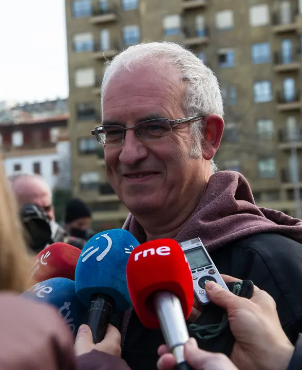 MIKEL Albisu "Antza" accede al juzgado de San Sebastian 21/12/2021 Foto Unanue