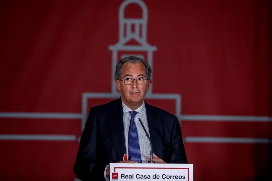 El vicepresidente de la Comunidad de Madrid, Enrique Ossorio.