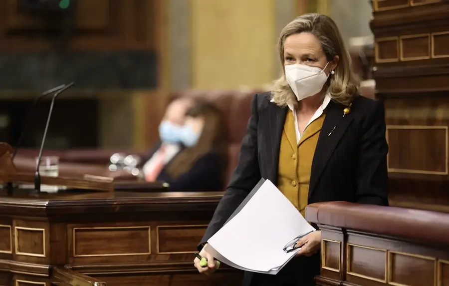 La vicepresidenta primera del Gobierno y ministra de Asuntos Econ&oacute;micos y Transformaci&oacute;n Digital, Nadia Calvi&ntilde;o.