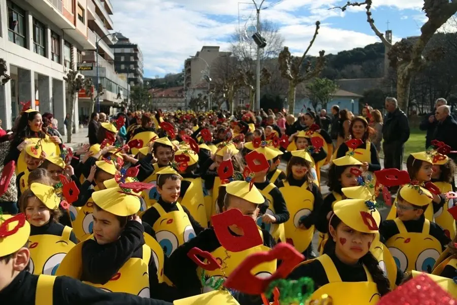 Carnaval escolar de Laredo. / Archivo / A.E.
