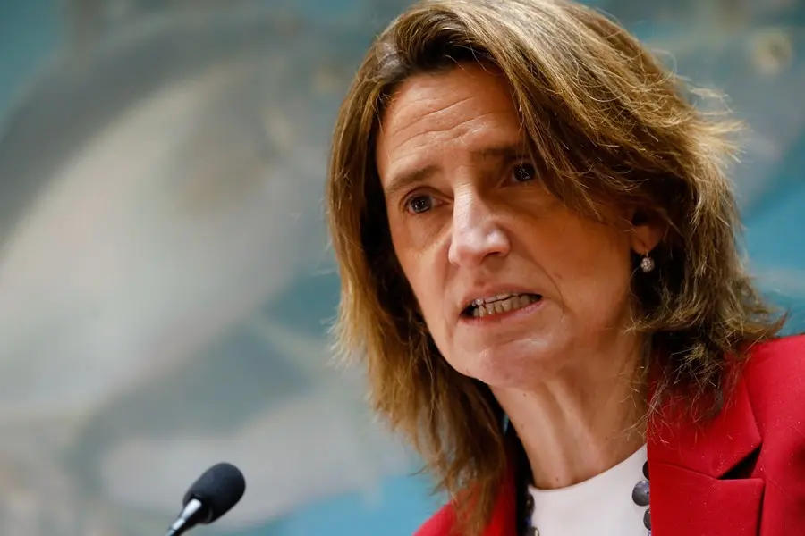 Cargar m&aacute;is
La vicepresidenta tercera y ministra para la Transici&oacute;n Ecol&oacute;gica y el Reto Demogr&aacute;fico (MITECO), Teresa Ribera, interviene en una rueda de prensa, a 11 de febrero de 2022, en San Pedro del Pinatar, Murcia (Espa&ntilde;a).