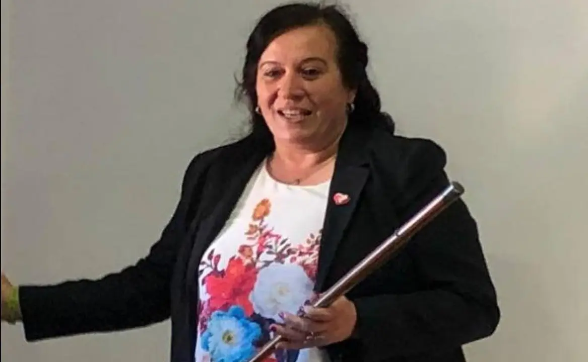La exalcaldesa de Ruiloba, Sara Portilla del PRC. / ALERTA