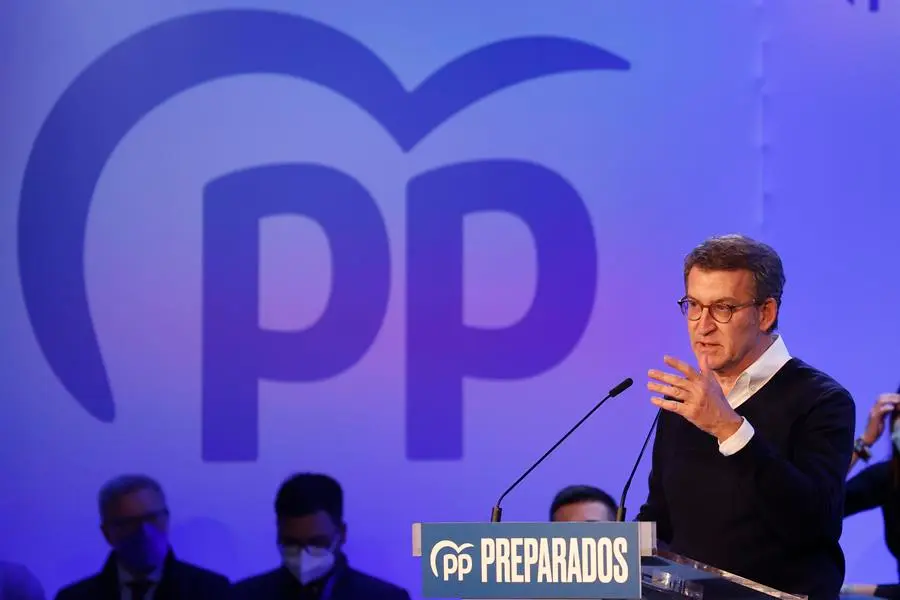 El presidente de la Xunta y futuro l&iacute;der del PP, Alberto N&uacute;&ntilde;ez Feij&oacute;o, en una foto de archivo en Madrid. EFE/ Juanjo Mart&iacute;n