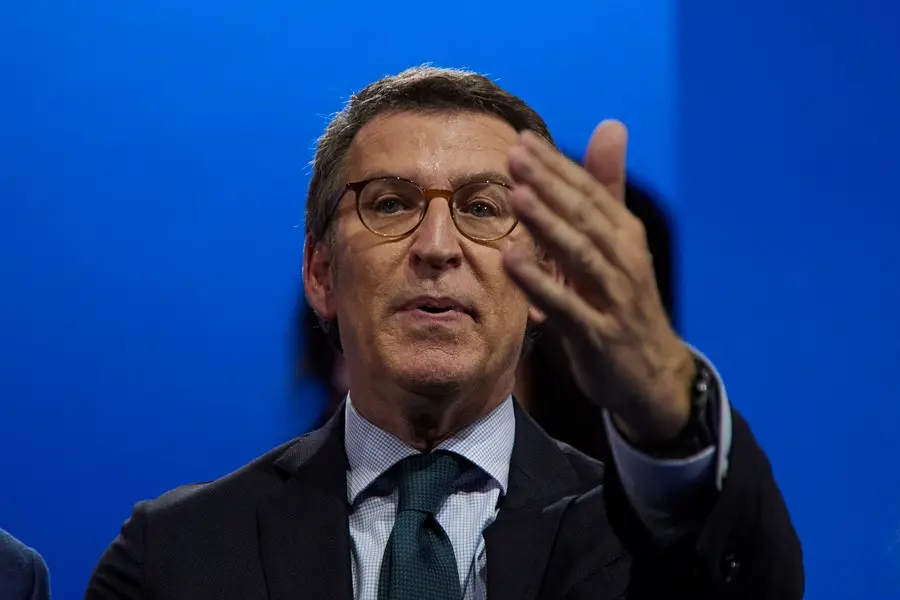 El presidente del partido del PP, Alberto N&uacute;&ntilde;ez Feij&oacute;o.