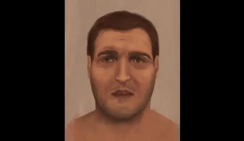 Retrato robot del hombre hallado en un poxo en O Porri&ntilde;o.