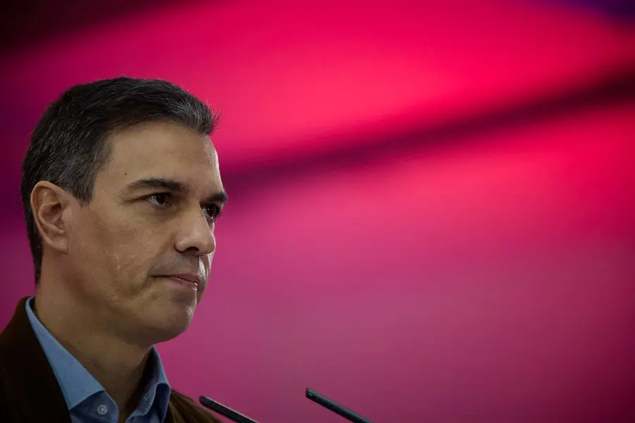 Cargar m&aacute;is
El presidente del Gobierno, Pedro S&aacute;nchez, interviene en un acto del PSOE en el Espacio Rastro de Madrid, a 9 de abril de 2022, en Madrid (Espa&ntilde;a)