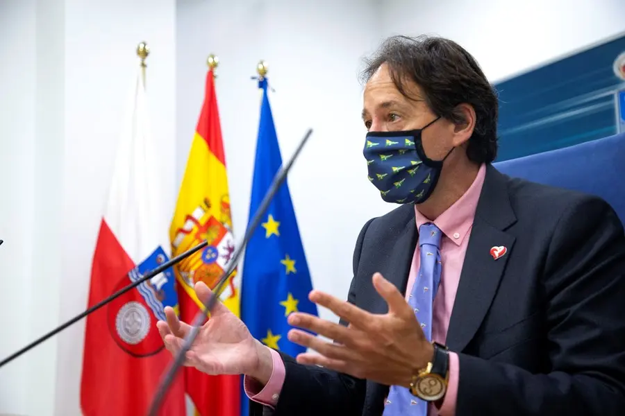 El consejero de Obras P&uacute;blicas, Ordenaci&oacute;n del Territorio y Urbanismo, Jos&eacute; Luis Gochicoa.
