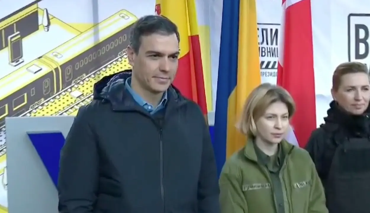 S&aacute;nchez en Kiev.
