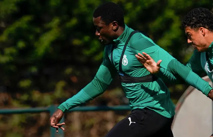 Jugadores del Racing durante un entrenamiento. / ALERTA