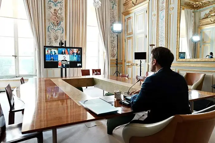 El presidente franc&eacute;s Emmanuel Macron, durante la reuni&oacute;n del G7. THIBAULT CAMUS AFP
