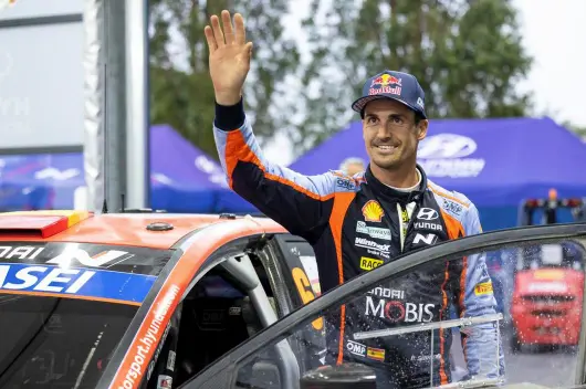 El c&aacute;ntabro Dani Sordo en el Rally de Portugal. / ALERTA